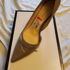 Nine west gray dress heels